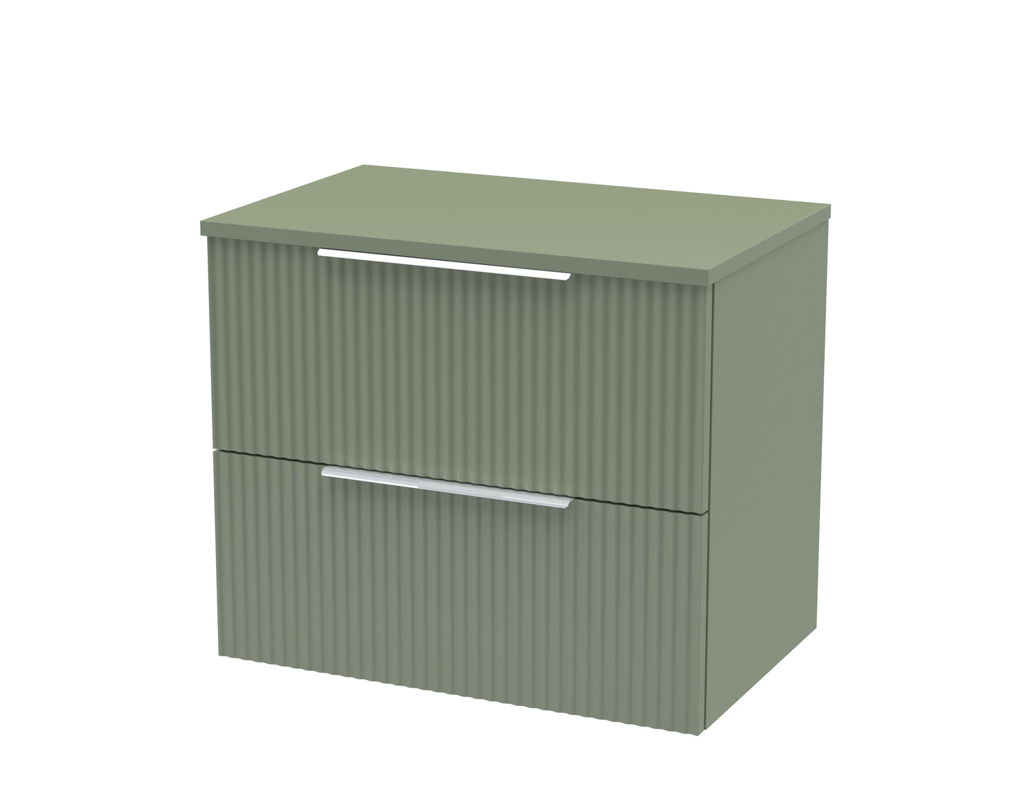 Hudson Reed 600mm Wall Hung 2 Drawer Vanity & Worktop