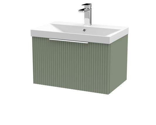 Hudson Reed 600mm Wall Hung Single Drawer Vanity & Basin 3