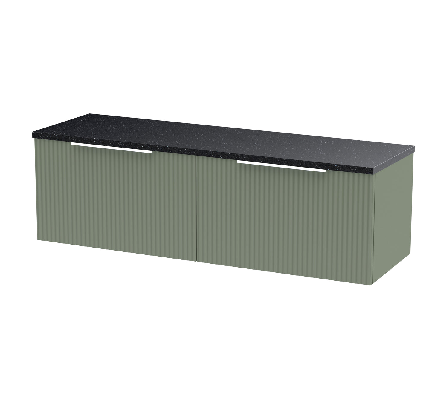 Hudson Reed 1200 Wall Hung 2-Drawer Vanity & Laminate Worktop