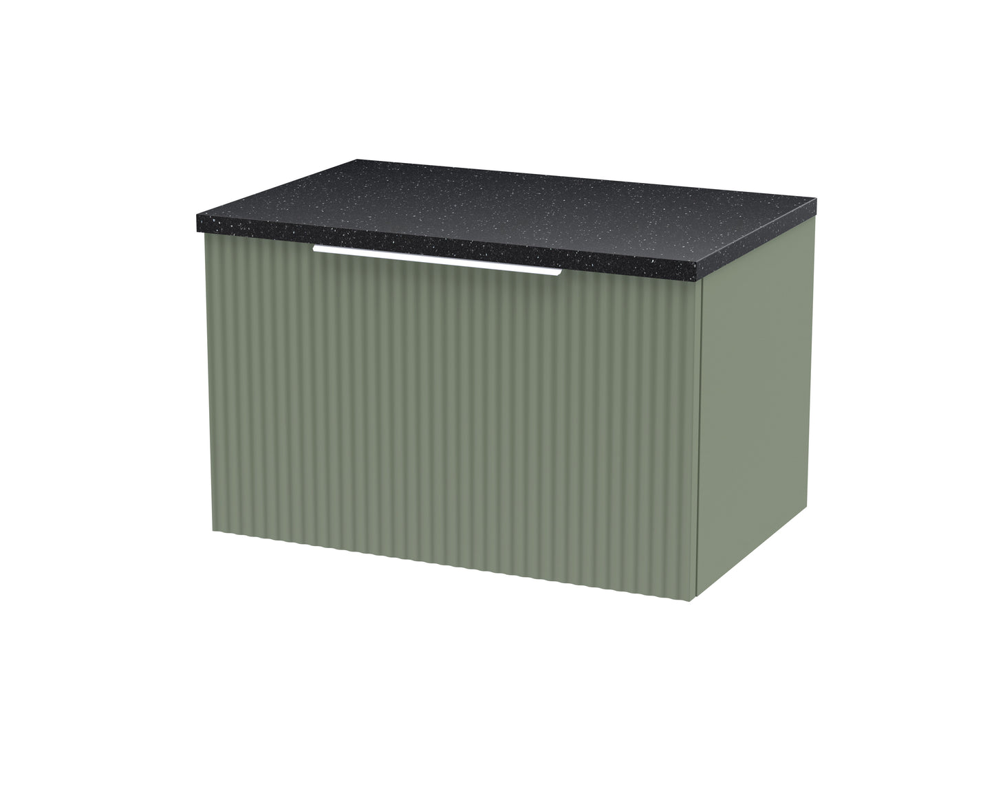 Hudson Reed 600mm Wall Hung Single Drawer Vanity & Laminate Top