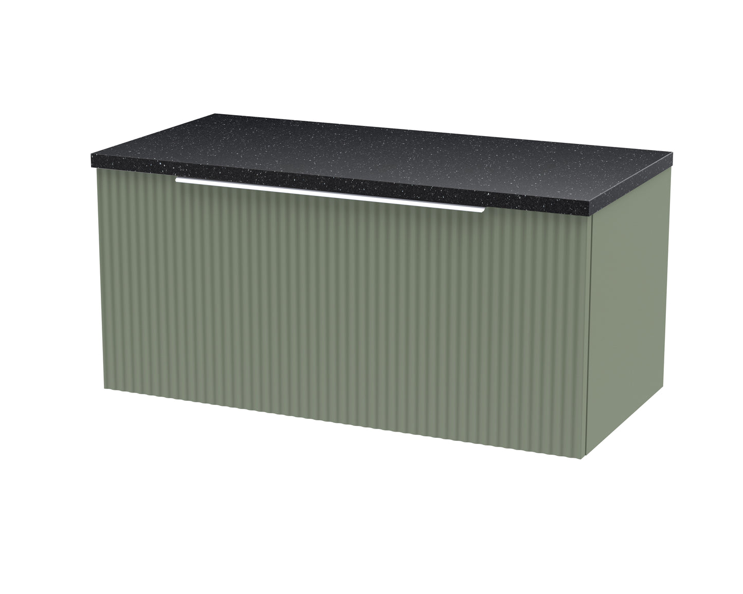 Hudson Reed 800mm Wall Hung Single Drawer Vanity & Laminate Top