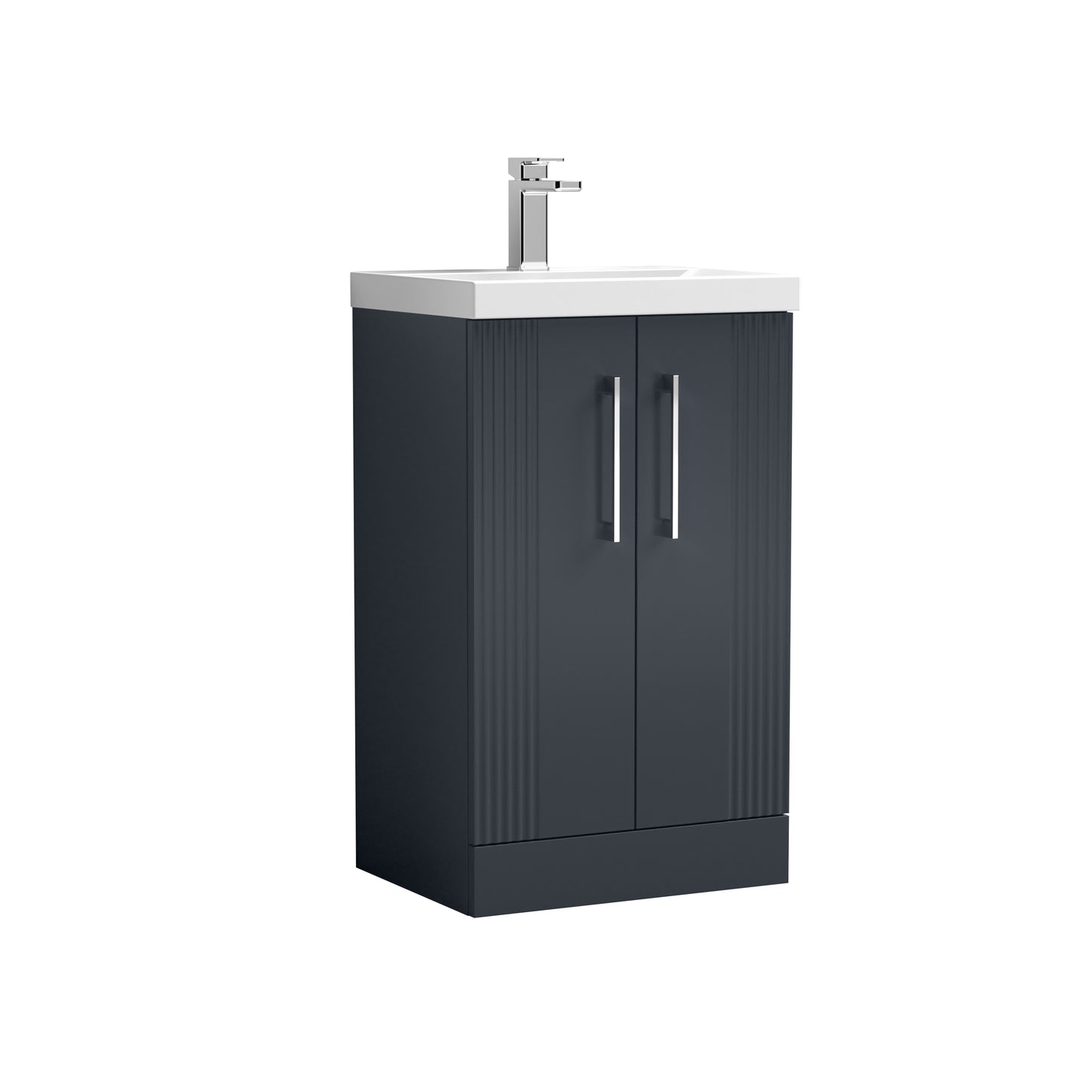 NUIE 500mm Floor Standing 2 Door Vanity & Basin 1