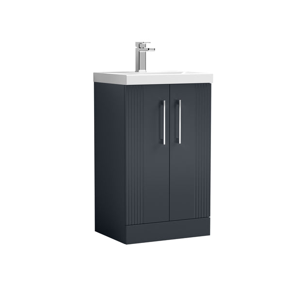 NUIE 500mm Floor Standing 2 Door Vanity & Basin 1