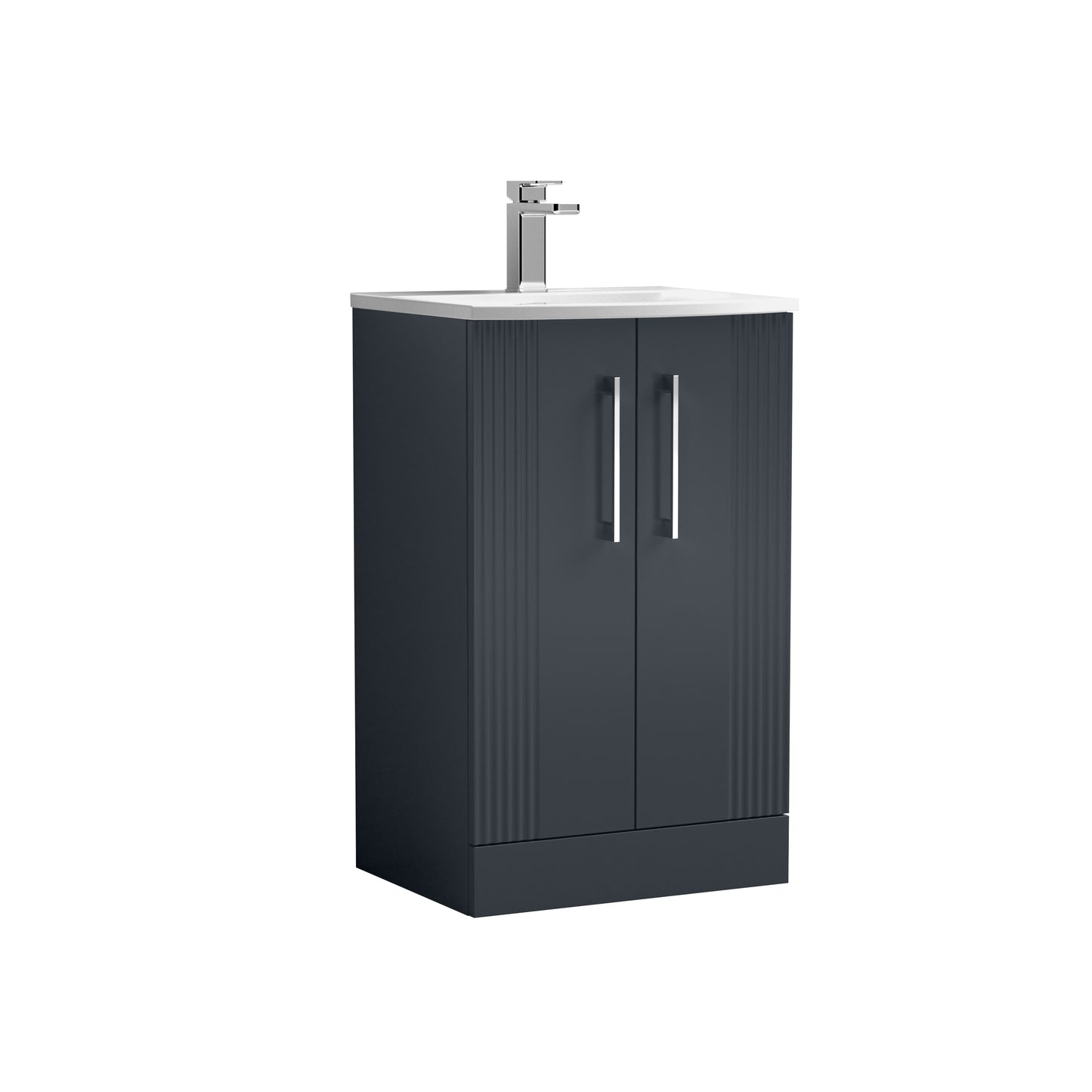 NUIE 500mm Floor Standing 2 Door Vanity & Basin 4