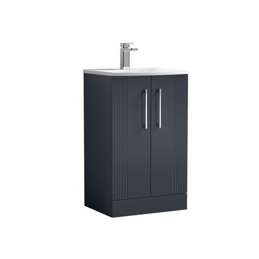 NUIE 500mm Floor Standing 2 Door Vanity & Basin 4