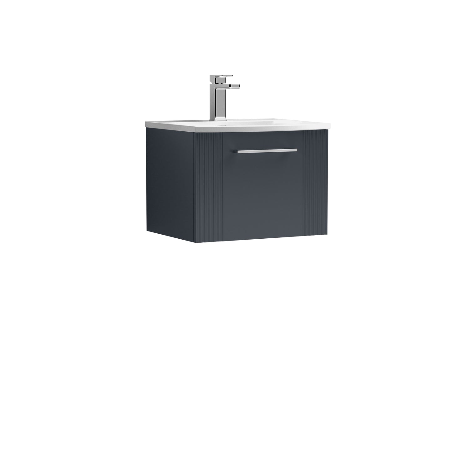 NUIE 500mm Wall Hung Single Drawer Vanity & Basin 4