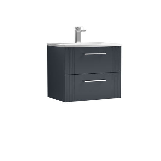NUIE 600mm Wall Hung 2 Drawer Vanity & Basin 4