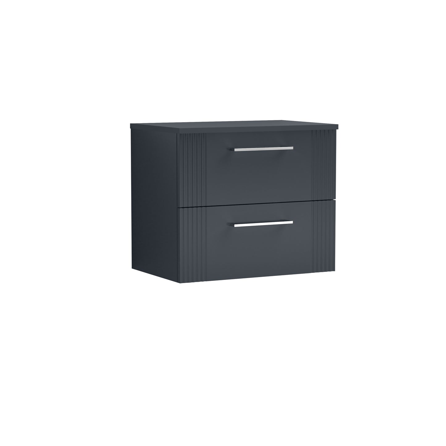 NUIE 600mm Wall Hung 2 Drawer Vanity & Worktop