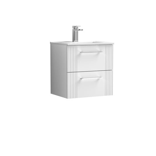 NUIE 500mm Wall Hung 2 Drawer Vanity & Basin 2
