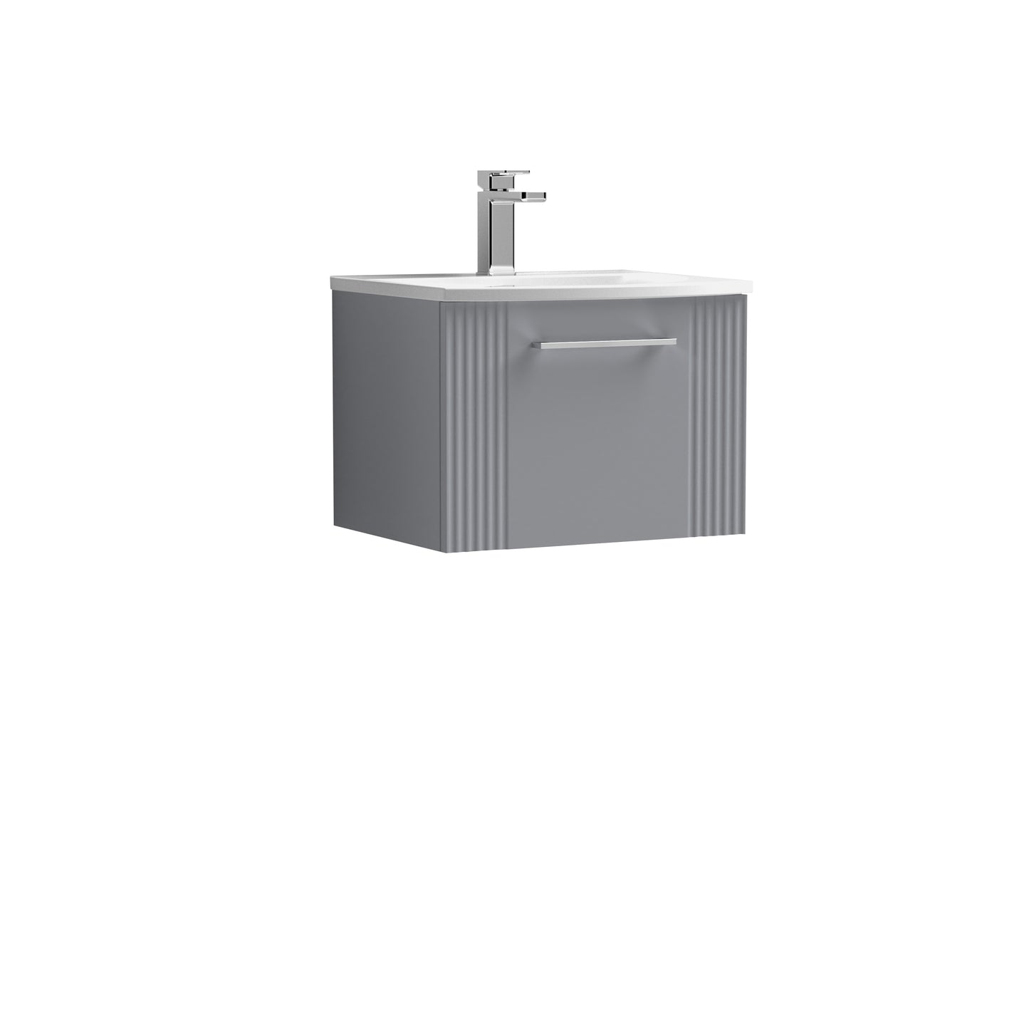 NUIE 500mm Wall Hung Single Drawer Vanity & Basin 4