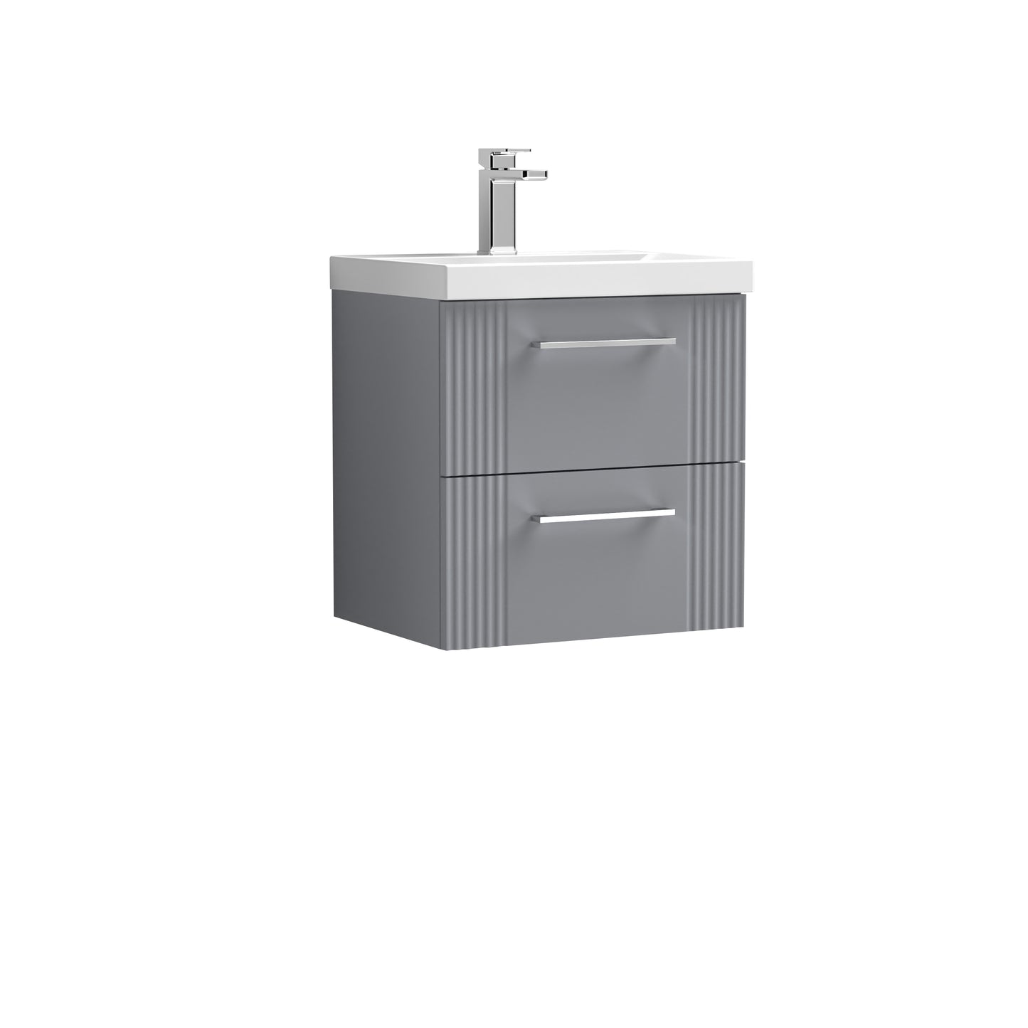 NUIE 500mm Wall Hung 2 Drawer Vanity & Basin 1