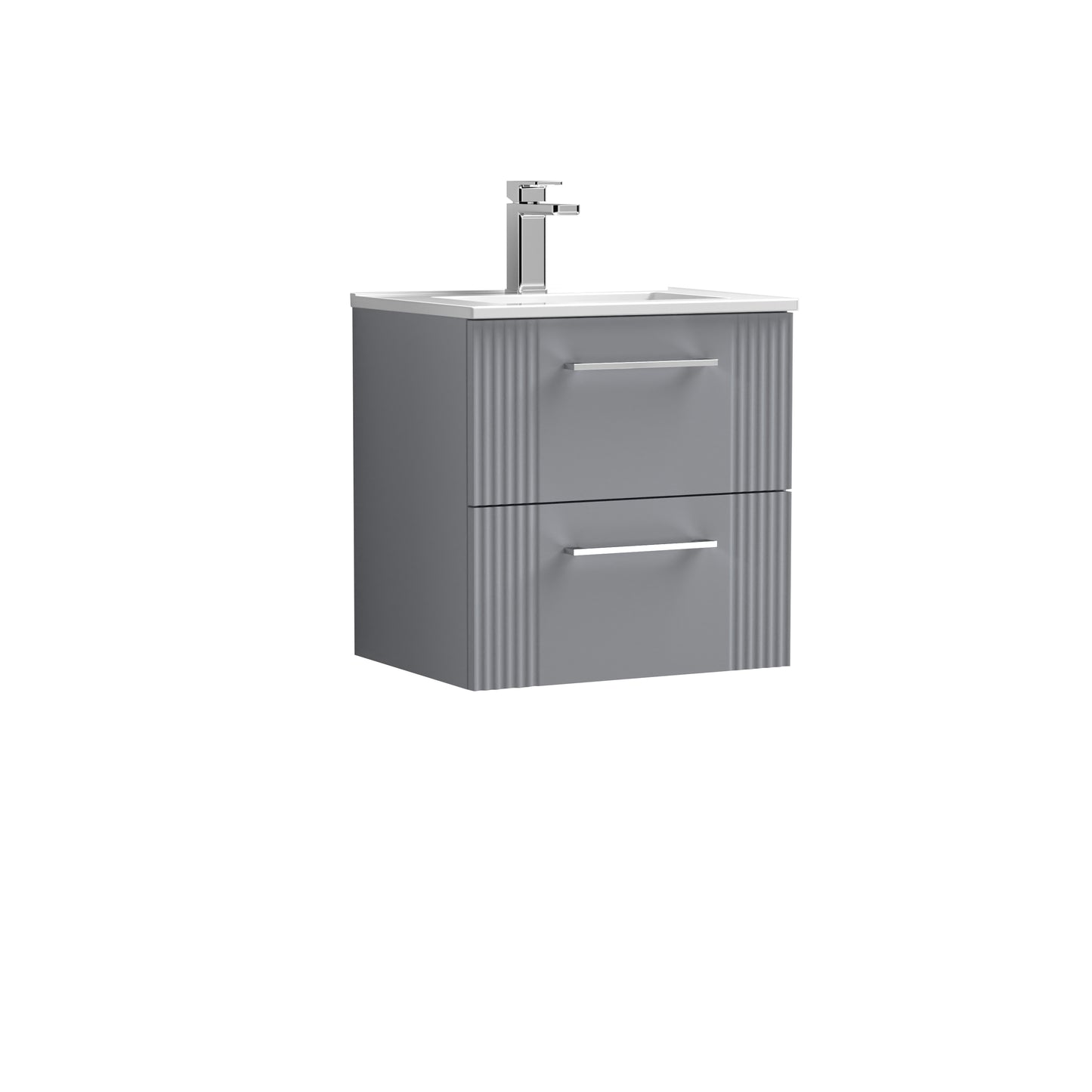 NUIE 500mm Wall Hung 2 Drawer Vanity & Basin 2
