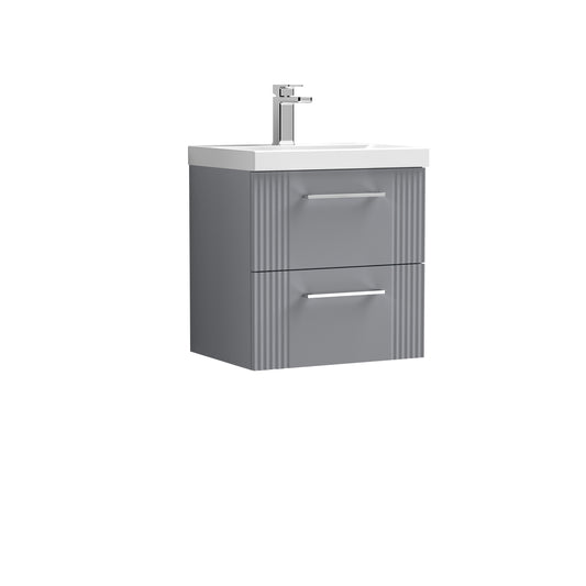 NUIE 500mm Wall Hung 2 Drawer Vanity & Basin 3