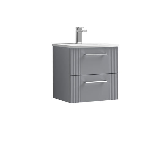 NUIE 500mm Wall Hung 2 Drawer Vanity & Basin 4
