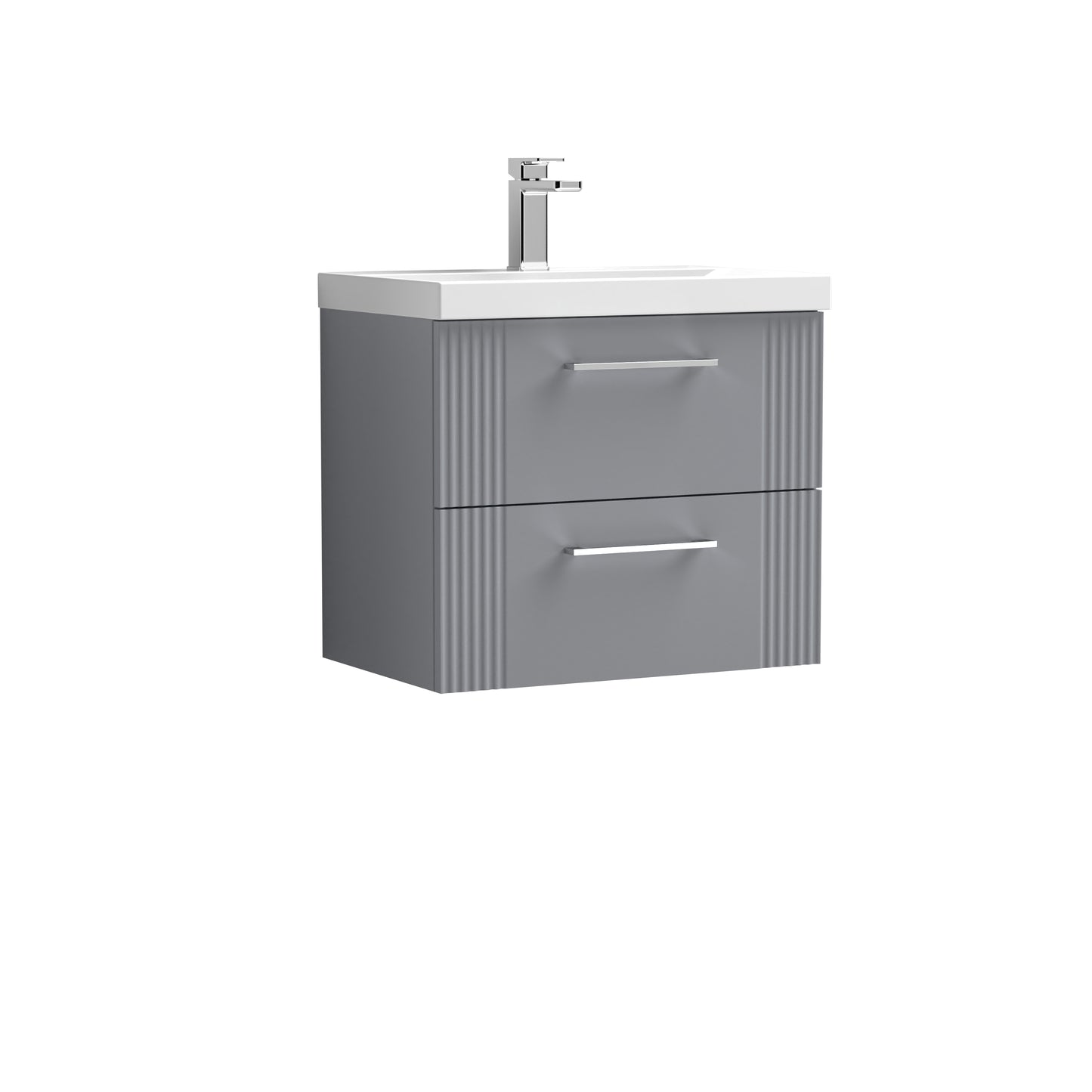 NUIE 600mm Wall Hung 2 Drawer Vanity & Basin 1
