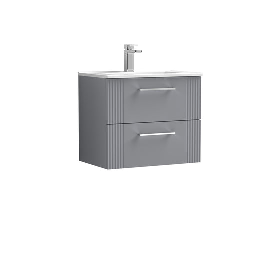 NUIE 600mm Wall Hung 2 Drawer Vanity & Basin 2