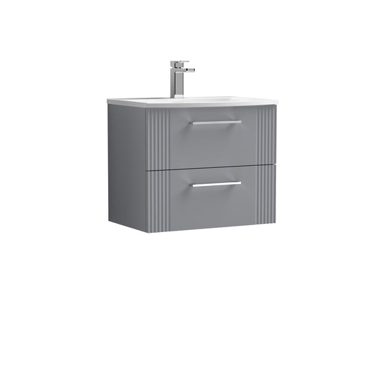NUIE 600mm Wall Hung 2 Drawer Vanity & Basin 4