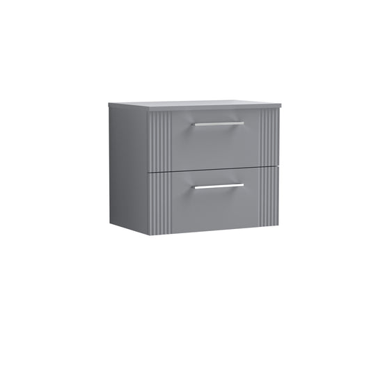 NUIE 600mm Wall Hung 2 Drawer Vanity & Worktop