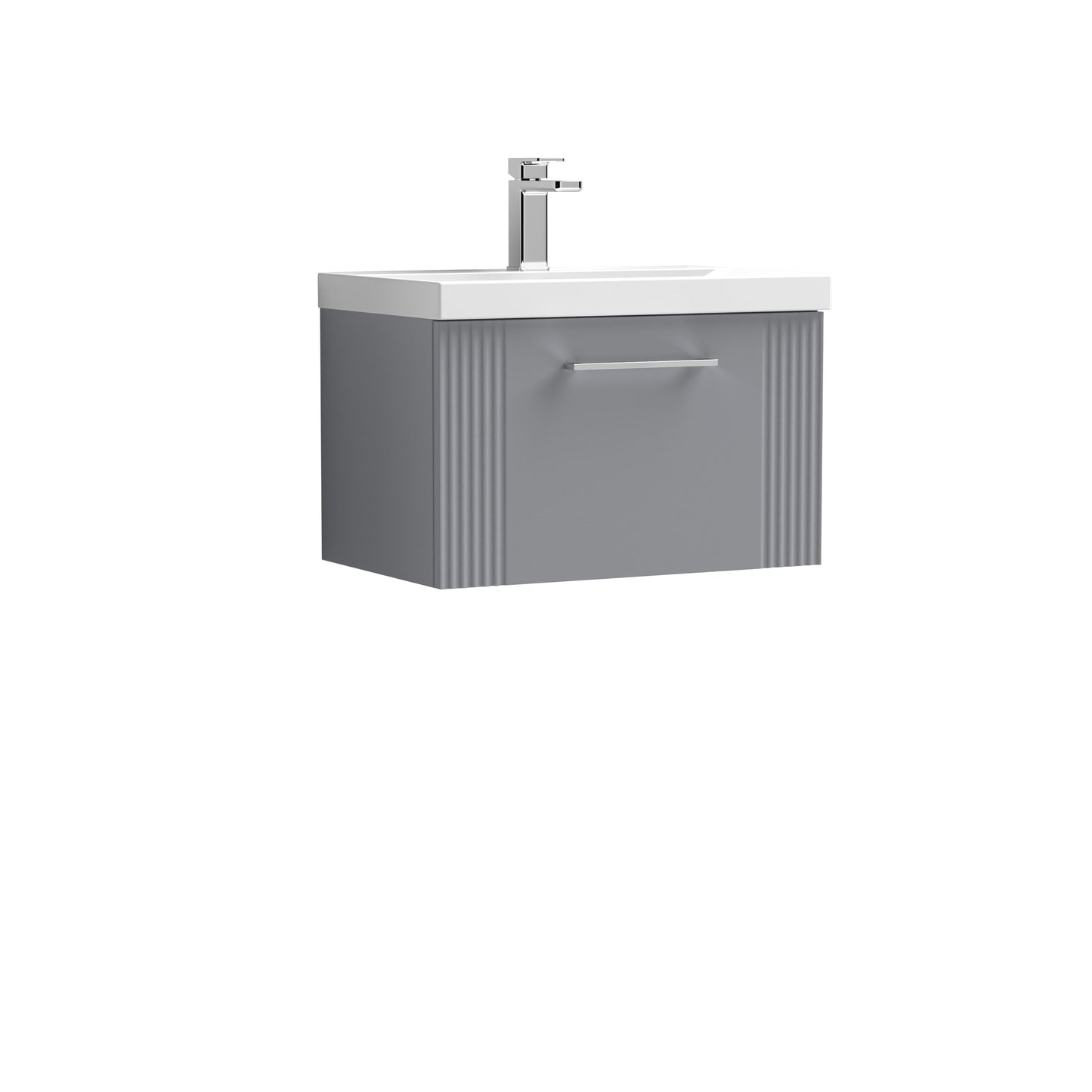 NUIE 600mm Wall Hung Single Drawer Vanity & Basin 1