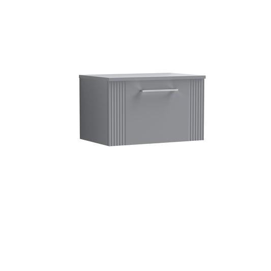 NUIE 600mm Wall Hung Single Drawer Vanity & Worktop