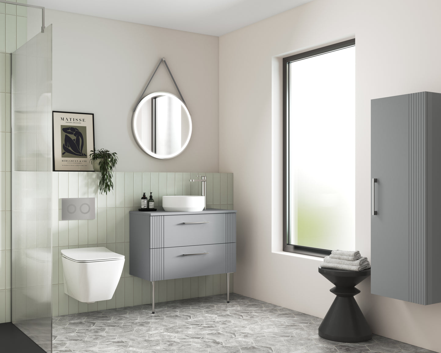 NUIE Wall Hung Vanity Decorative Leg Set