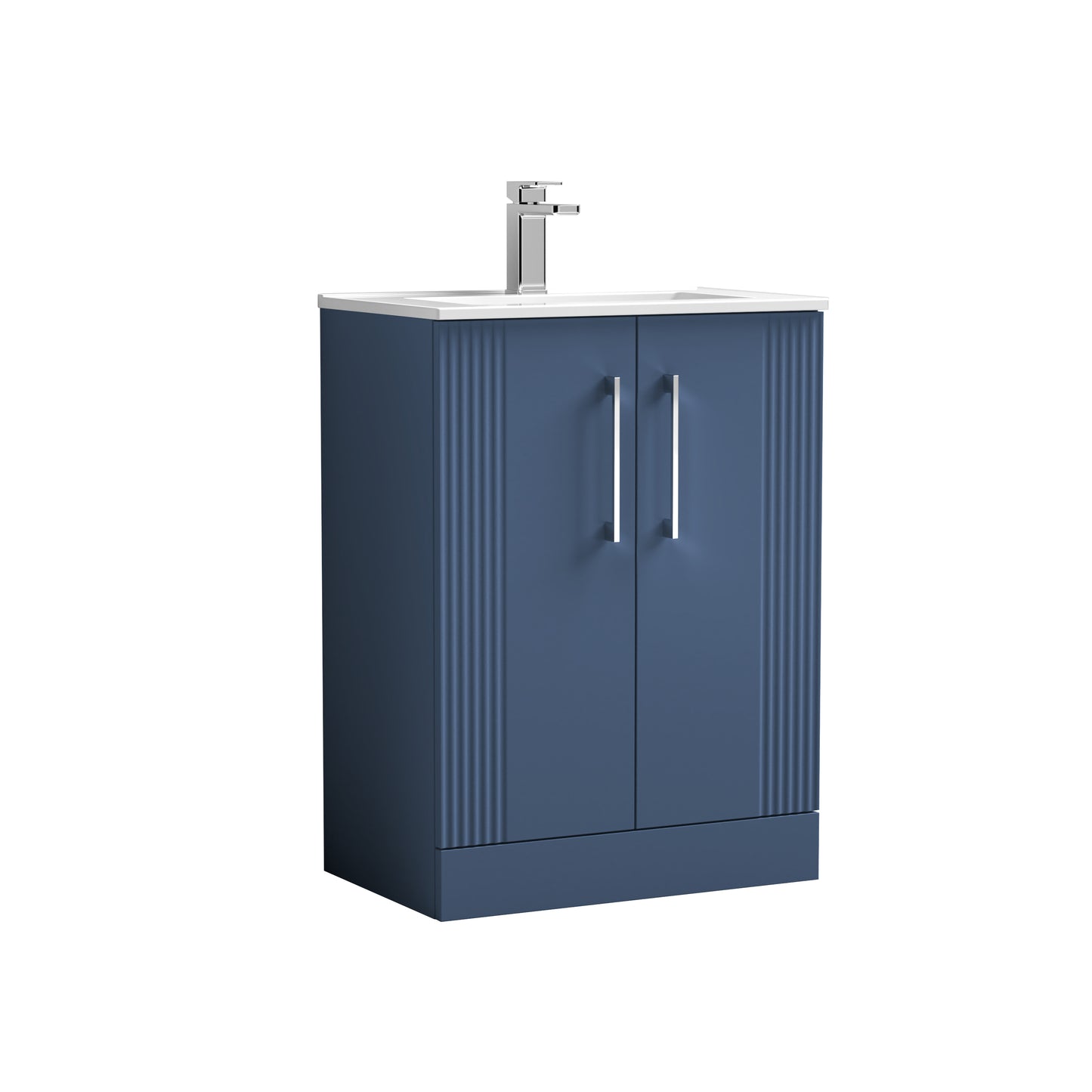 NUIE 600mm Floor Standing 2 Door Vanity & Basin 2