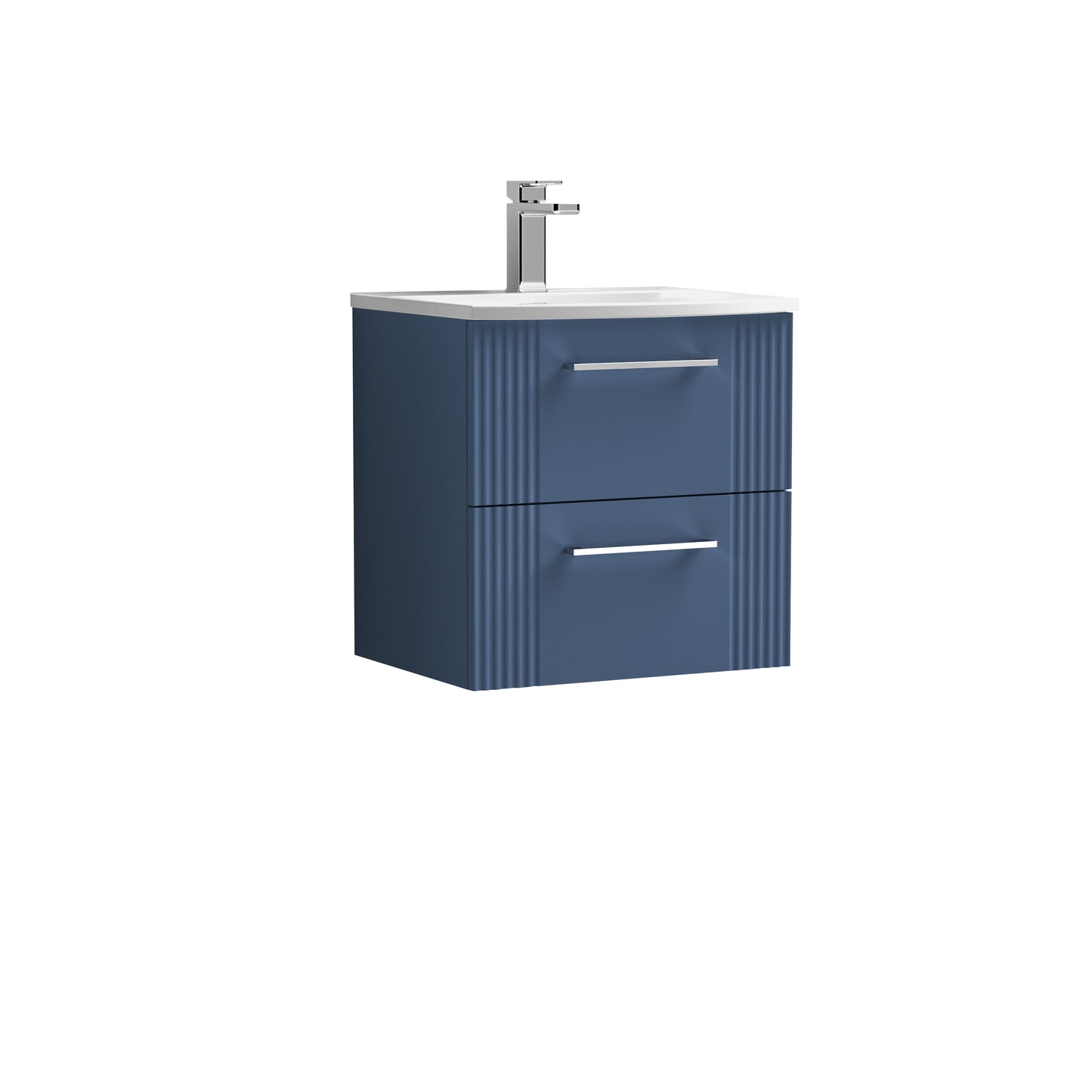 NUIE 500mm Wall Hung 2 Drawer Vanity & Basin 4