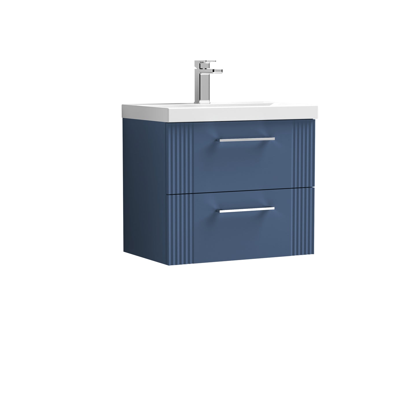 NUIE 600mm Wall Hung 2 Drawer Vanity & Basin 3
