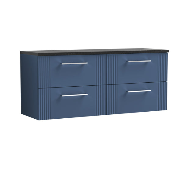NUIE 1200 Wall Hung 4-Drawer Vanity & Laminate Worktop