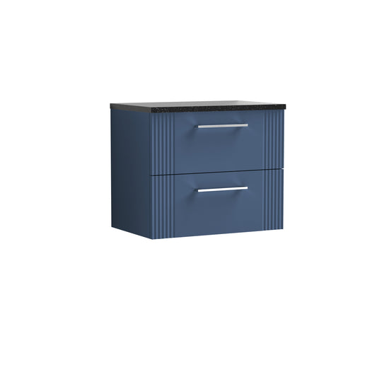 NUIE 600mm Wall Hung 2 Drawer Vanity & Laminate Top