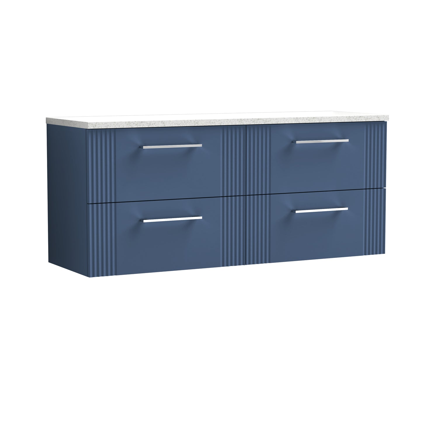 NUIE 1200 Wall Hung 4-Drawer Vanity & Laminate Worktop