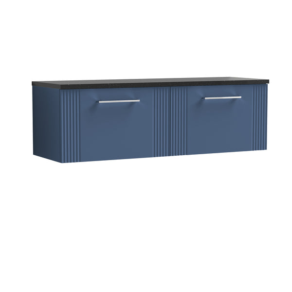 NUIE 1200 Wall Hung 2-Drawer Vanity & Laminate Worktop
