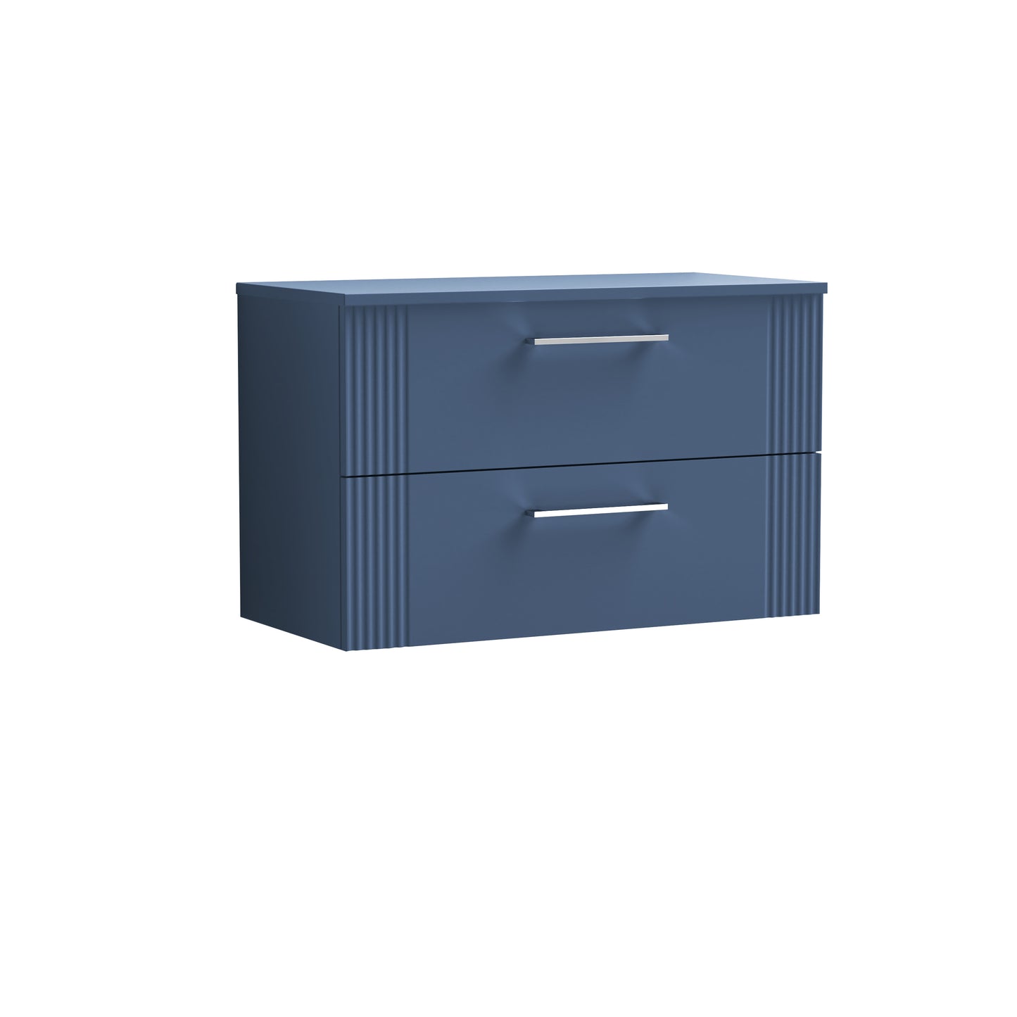 NUIE 800mm Wall Hung 2 Drawer Vanity & Worktop