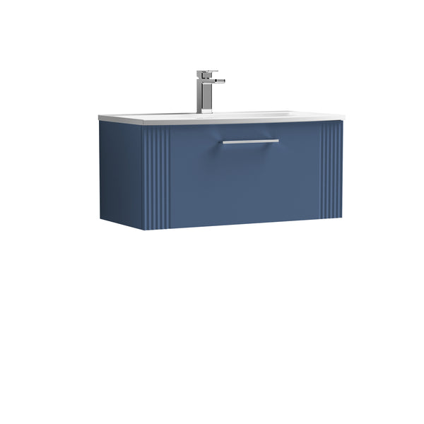 NUIE 800mm Wall Hung Single Drawer Vanity & Basin 4