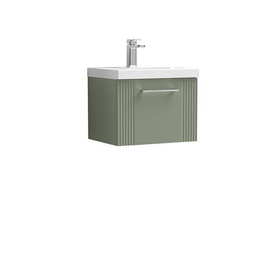 NUIE 500mm Wall Hung Single Drawer Vanity & Basin 3
