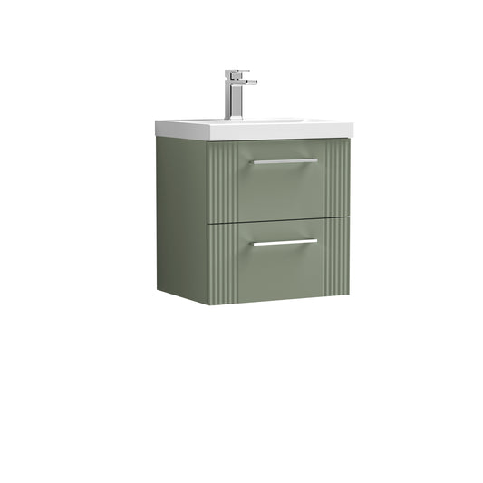 NUIE 500mm Wall Hung 2 Drawer Vanity & Basin 1