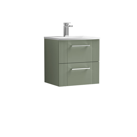 NUIE 500mm Wall Hung 2 Drawer Vanity & Basin 4