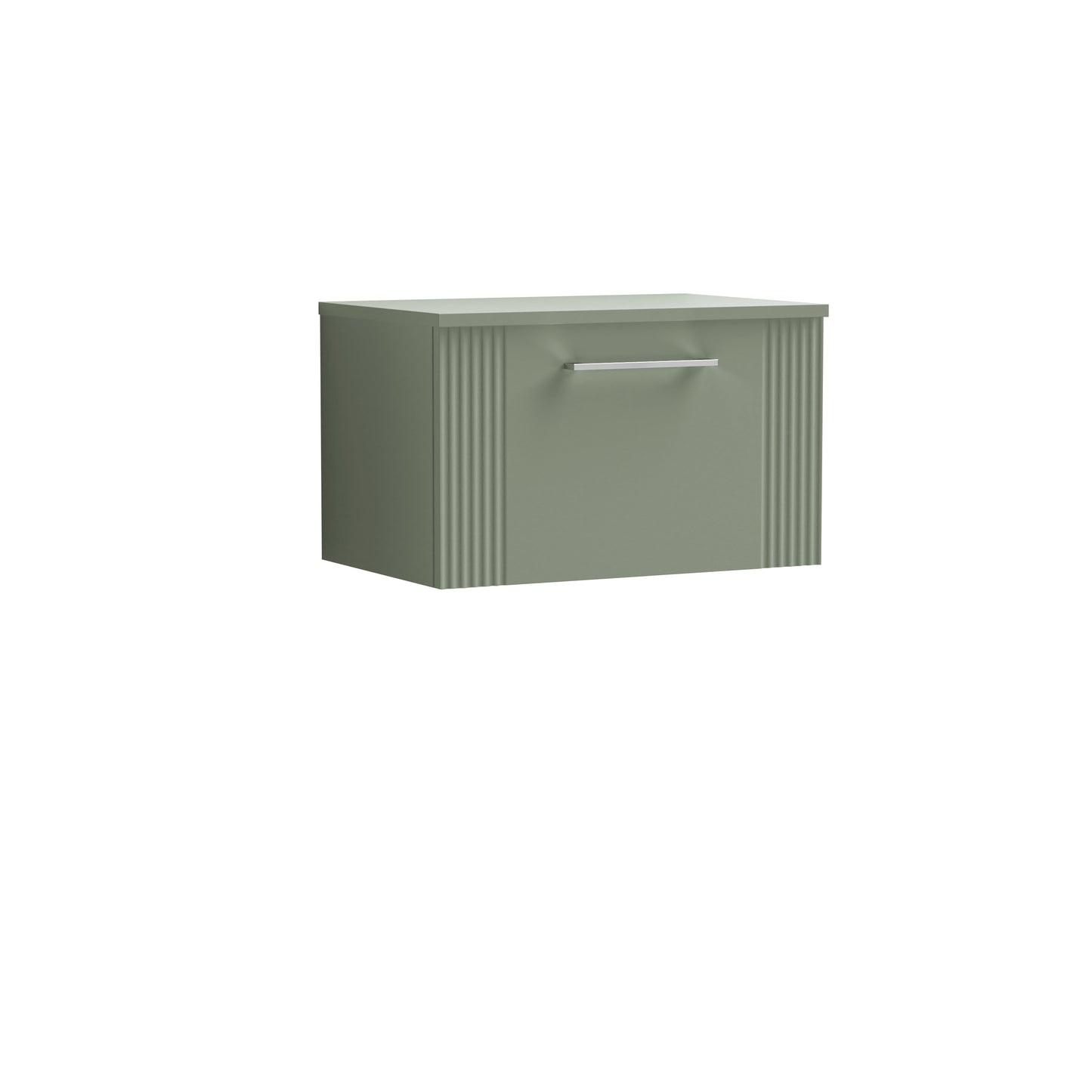 NUIE 600mm Wall Hung Single Drawer Vanity & Worktop