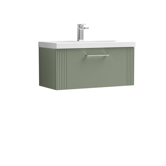 NUIE 800mm Wall Hung Single Drawer Vanity & Basin 1