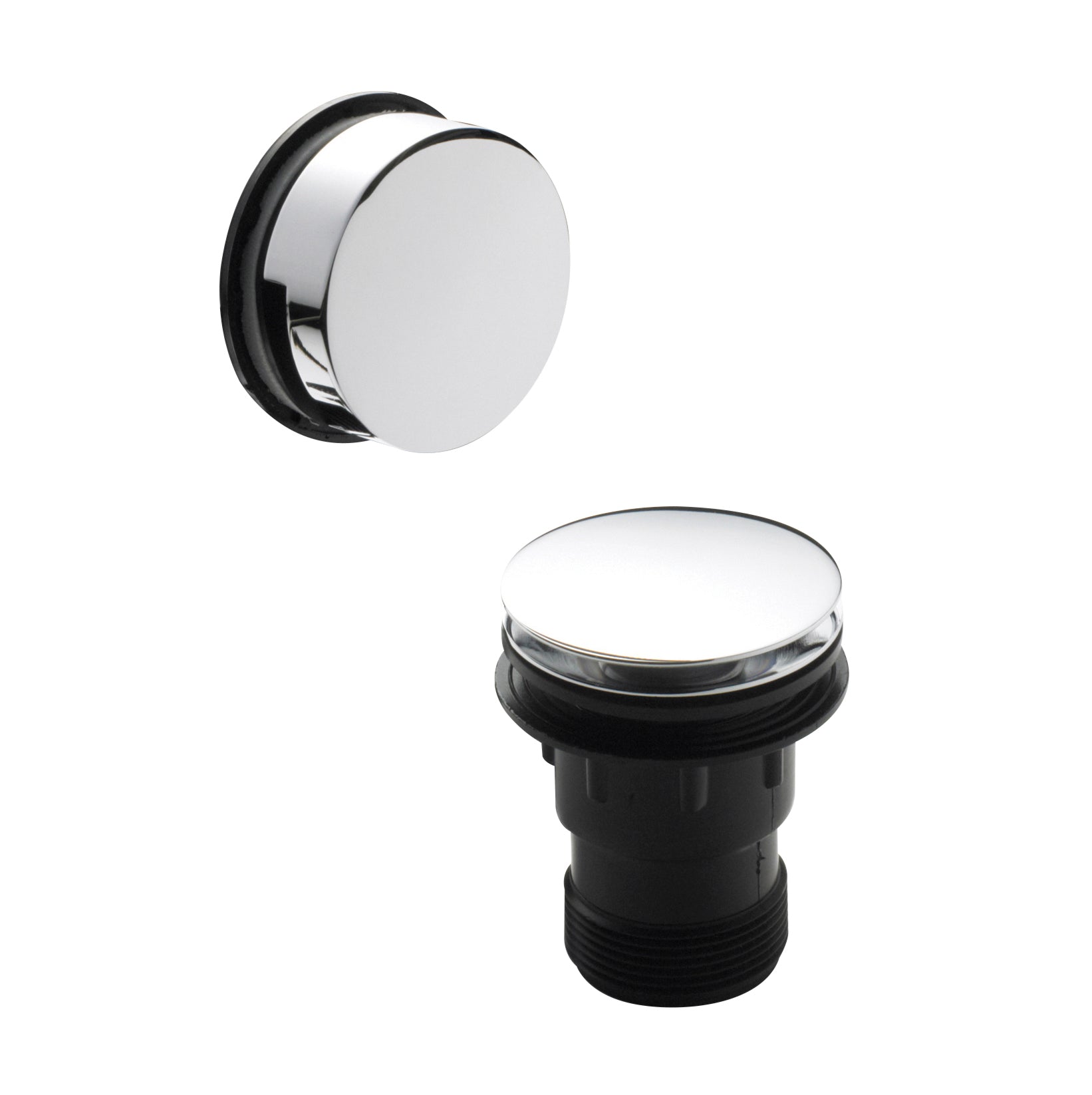 NUIE Inset Bath Push Button Waste