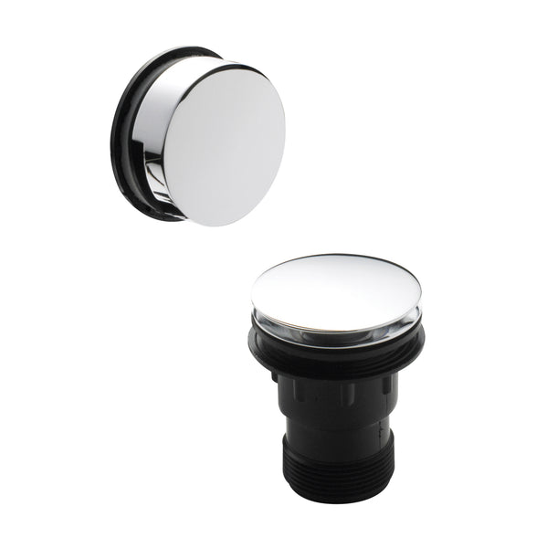 NUIE Inset Bath Push Button Waste