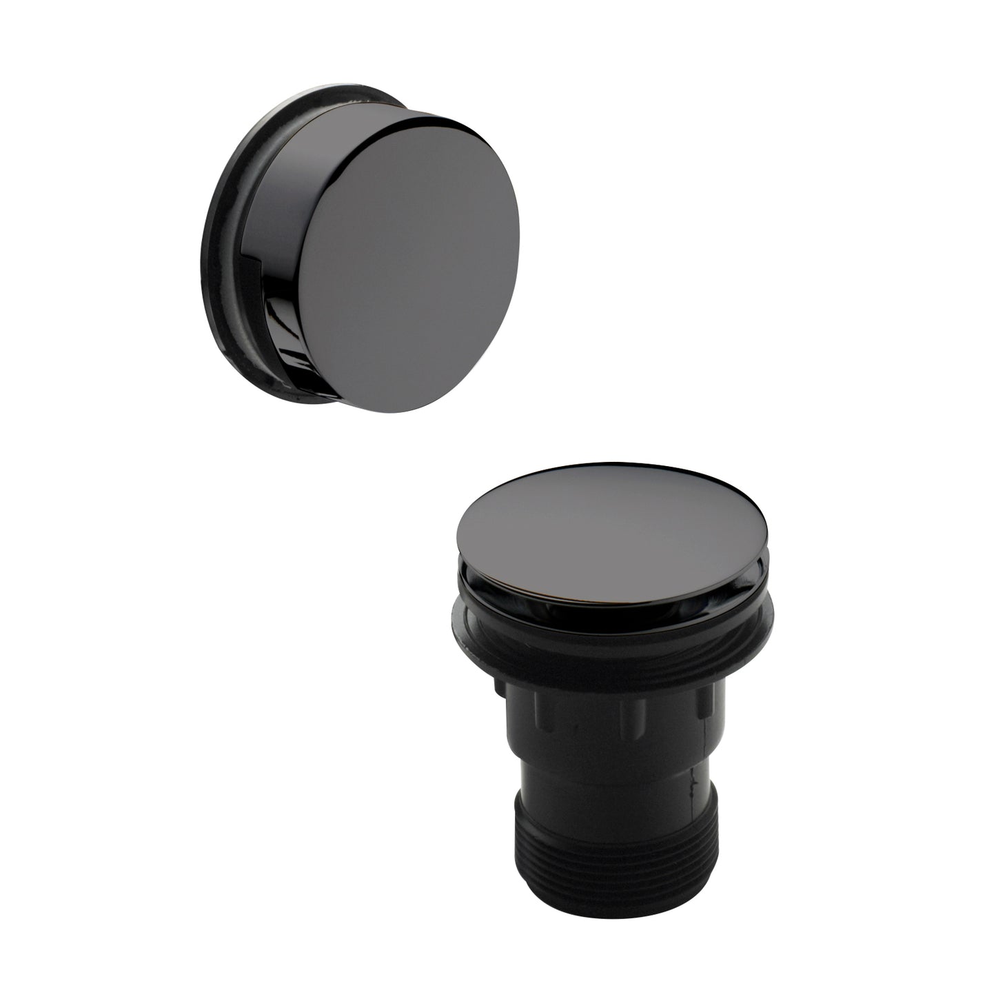 NUIE Inset Bath Push Button Waste