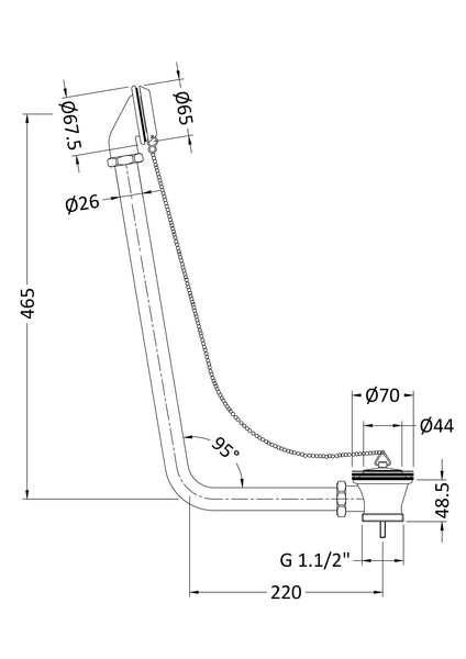 Hudson Reed Bath Waste