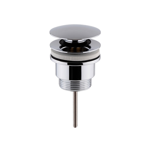 NUIE Universal Push Button Basin Waste Slotted & Un-Slotted