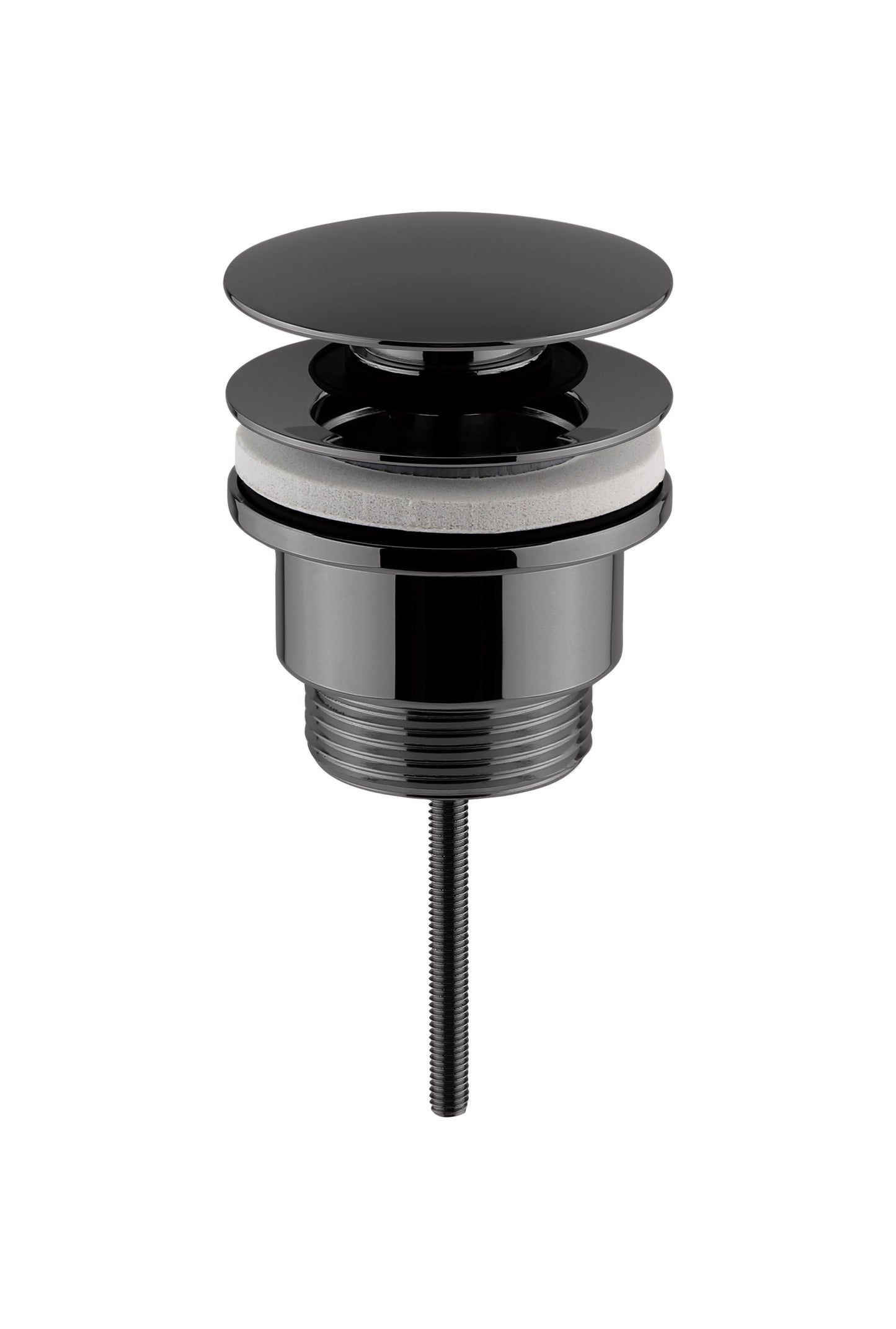 NUIE Universal Push Button Basin Waste Slotted & Un-Slotted