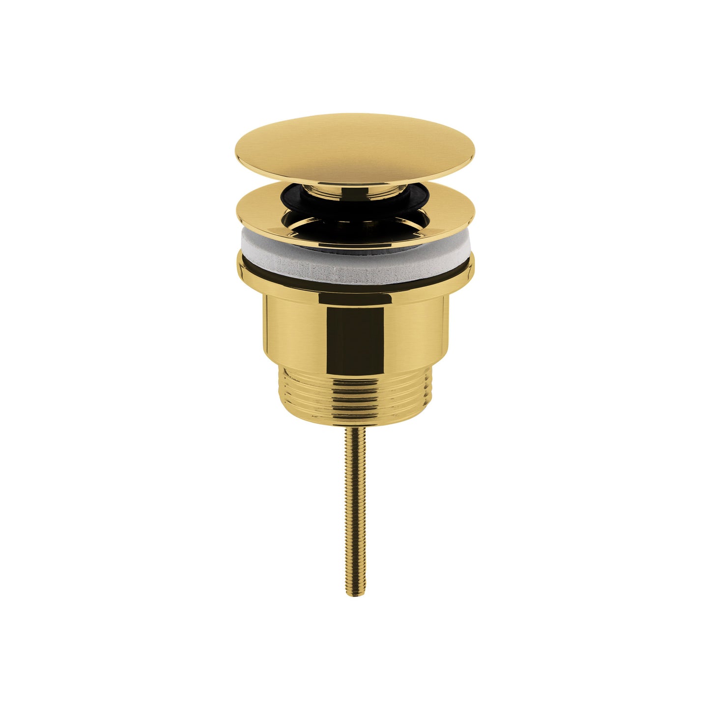 NUIE Universal Push Button Basin Waste Slotted & Un-Slotted