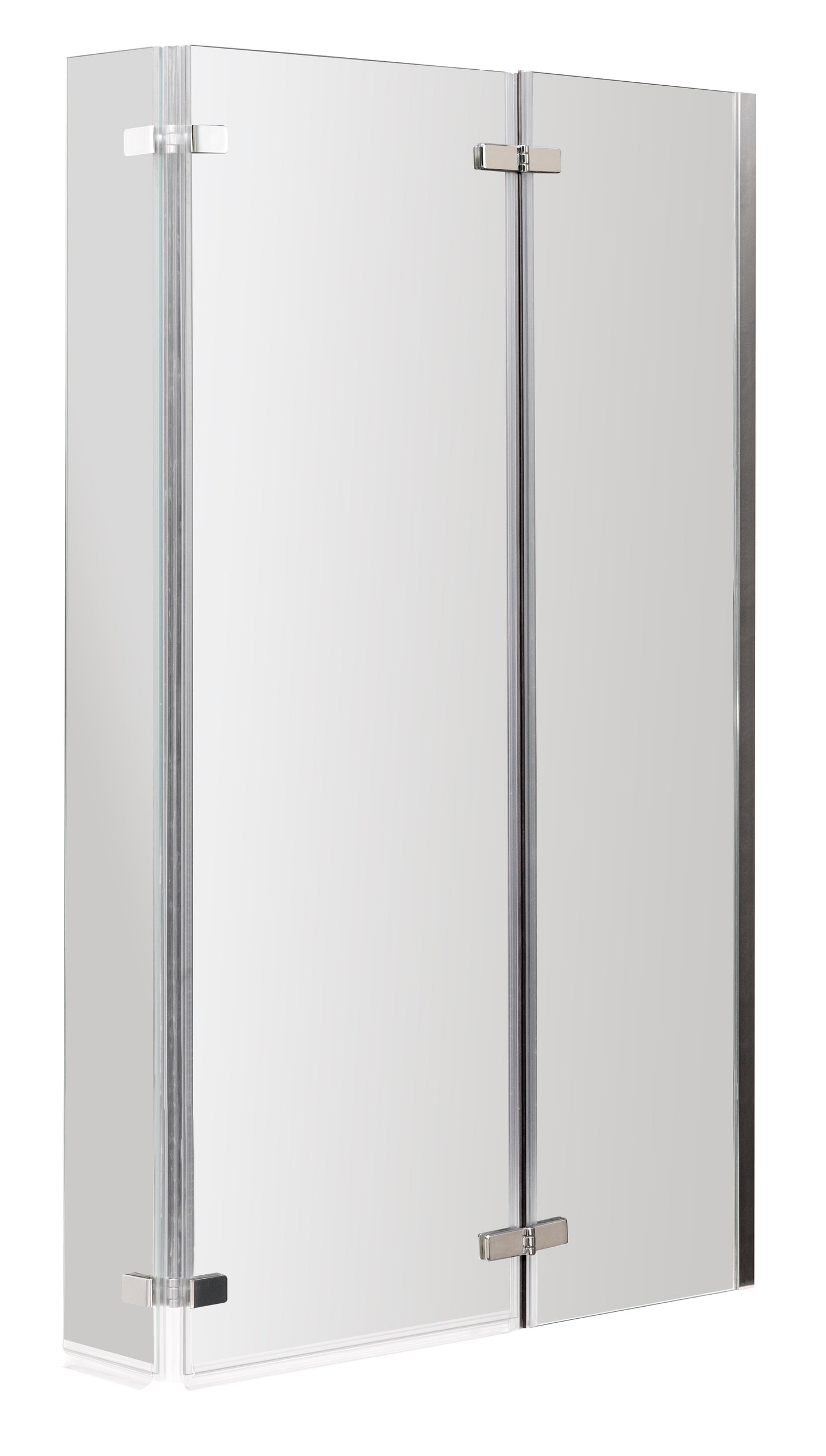 NUIE L-Shaped Hinged Bath Screen