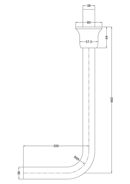 Hudson Reed Low Level Flush Pipe Pack