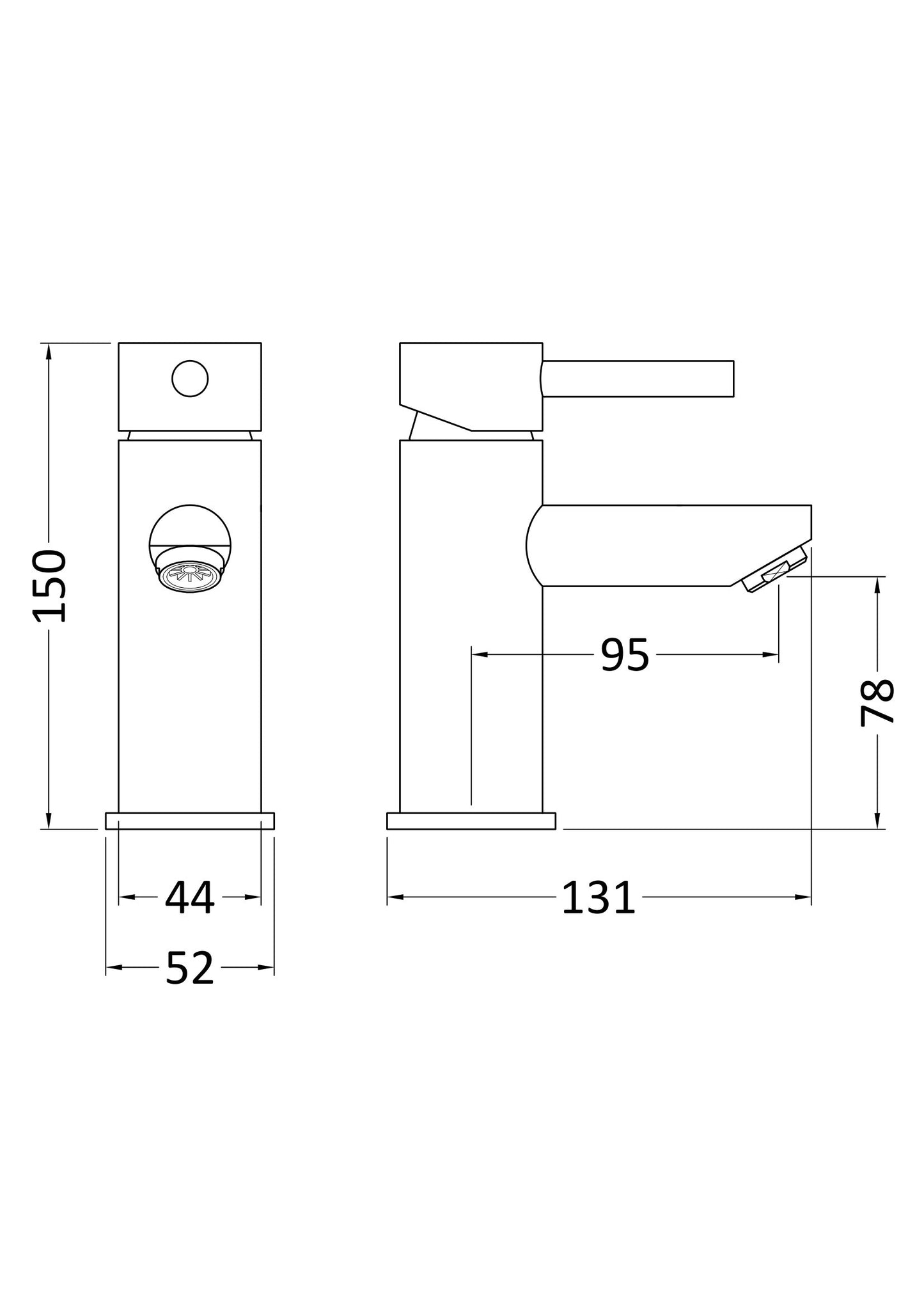 NUIE Mono Basin Mixer