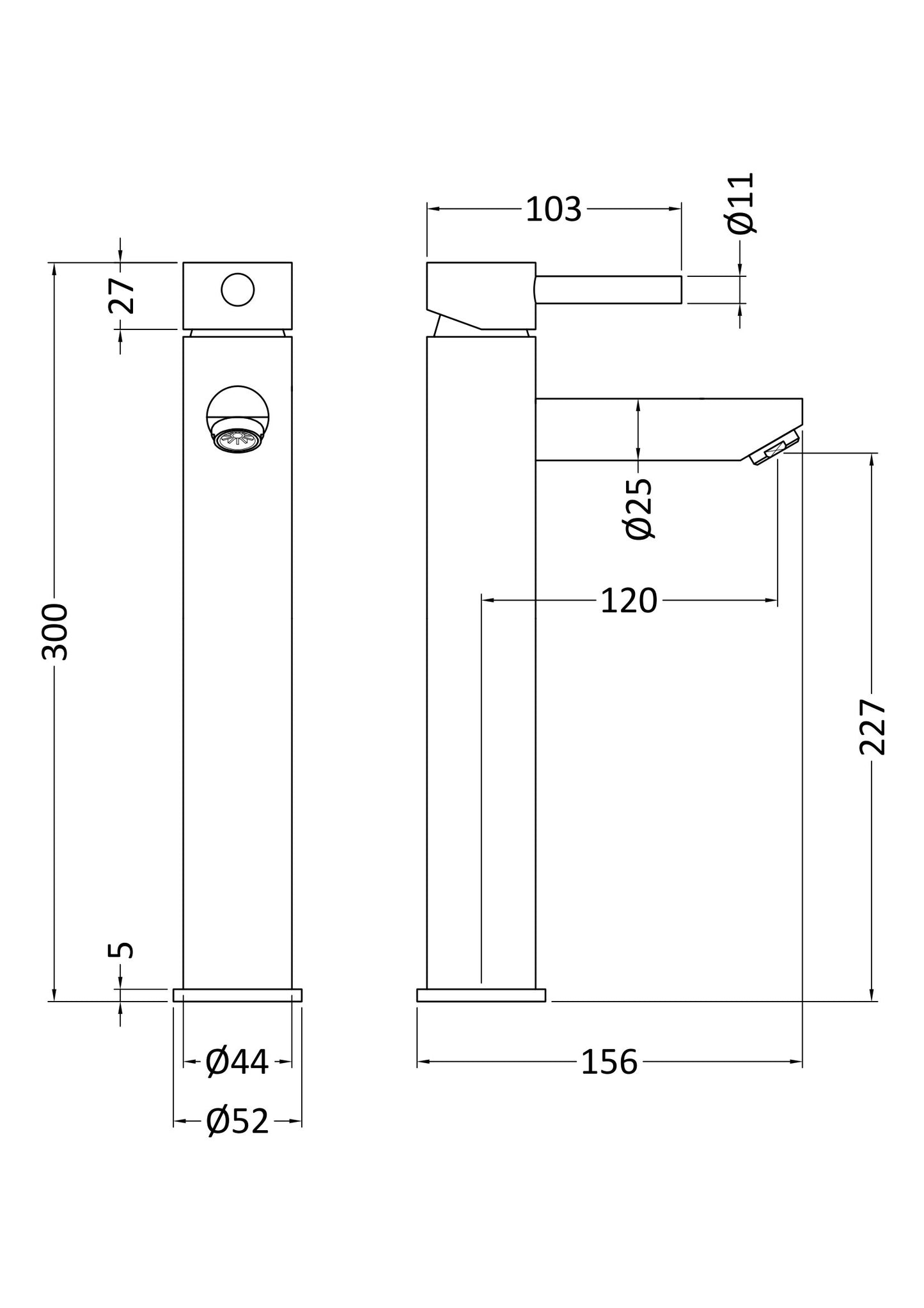NUIE High Rise Mixer